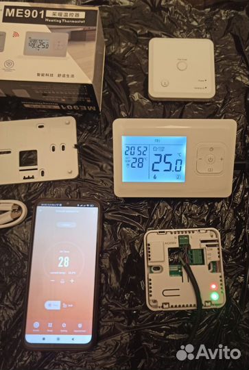 Беспроводной терморегулятор для котла с WiFi