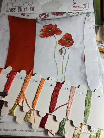 Остатки от набора для вышивания