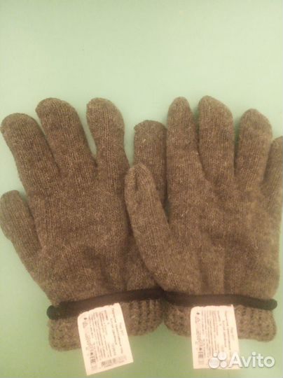 Перчатки полушерстяные