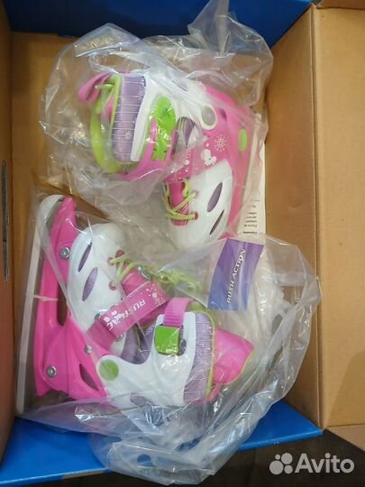 Коньки детские для девочки р-р 27-30