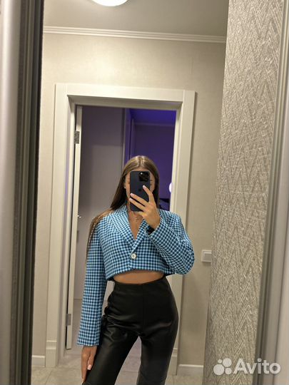 Укороченный жакет zara
