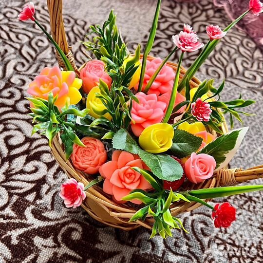 Мыло ручной работы букеты