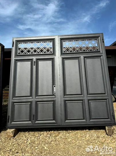 Ворота в Хасавюрте в стиле артдеко на заказ