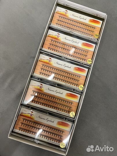 Накладные ресницы пучки 10мм