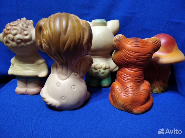 Детские резиновые игрушки ссср. 5 штук