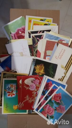 Открытки СССР советские коробка