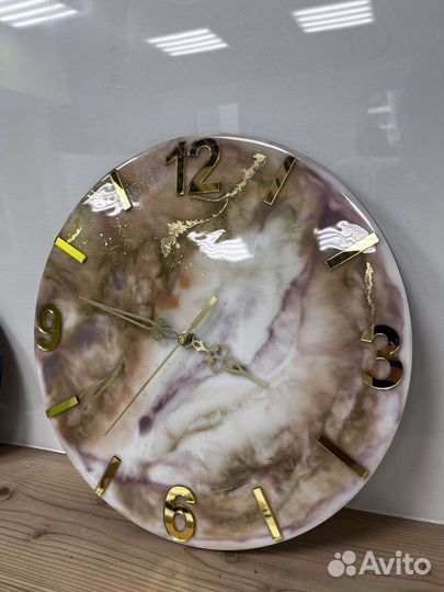 Мастер-класс часы из эпоксидной смолы