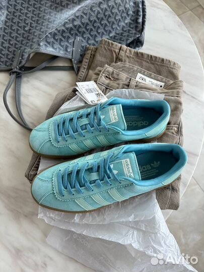 Кроссовки adidas bermuda женские голубыве