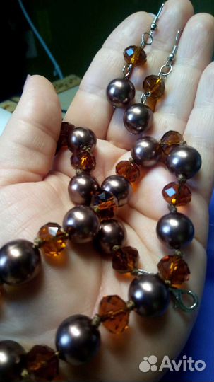 Бусы + серьги