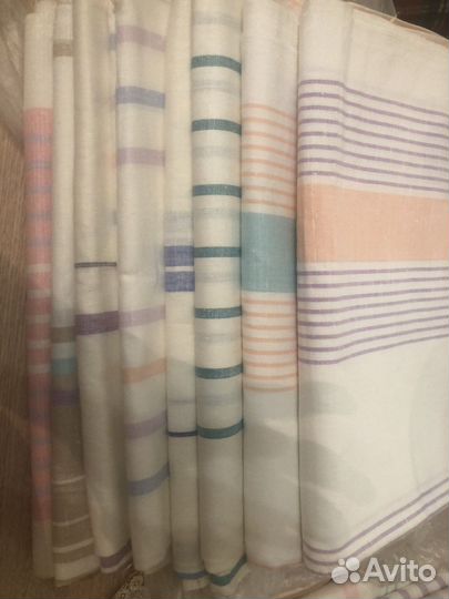 Простыни новые парные льняные, советские