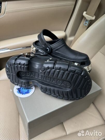 Кроксы Balenciaga Hardcrocs Black