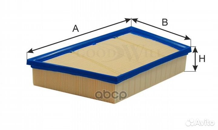 Фильтр воздушный jaguar/land rover