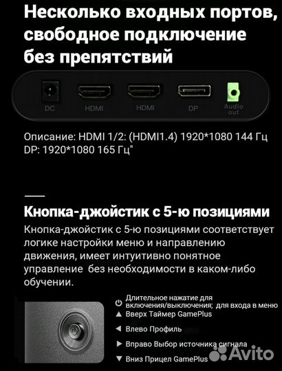 Монитор гарантия 165 гц 24 дюйма sanc n50pro II