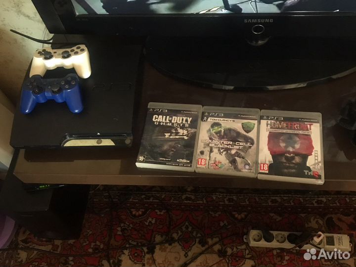 Игровая приставка ps3 с играми, прошитая