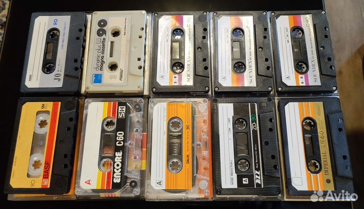 Редкие Аудиокассеты в коллекцию 10шт
