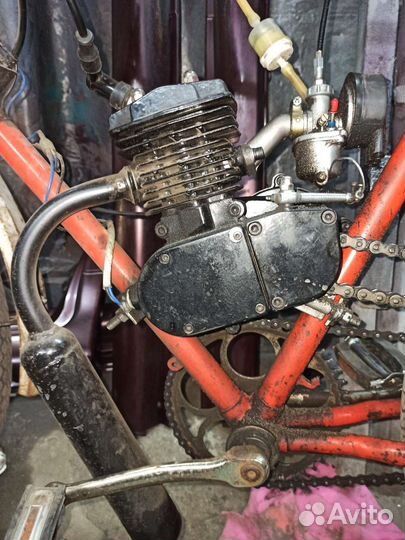 Продам велосипед с двигателем