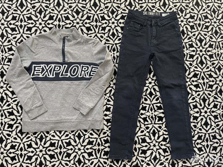 Свитшот и джинсы 122-128