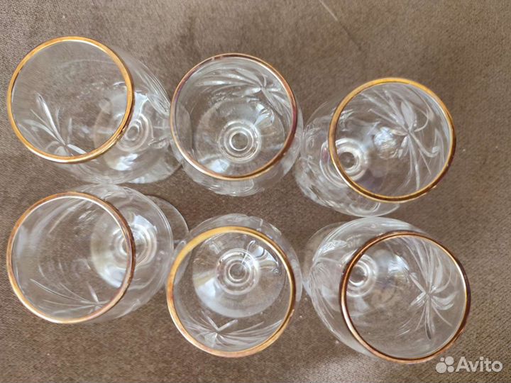 Рюмки хрустальные