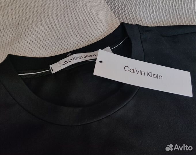 Футболка calvin klein jeans кельвин кляйн майка ск