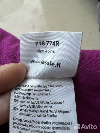 Шапка шлем для девочки lassie