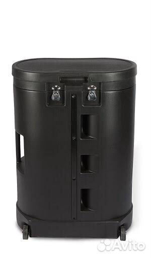 Мобильный Поп Ап стенд с боксом-трибуной