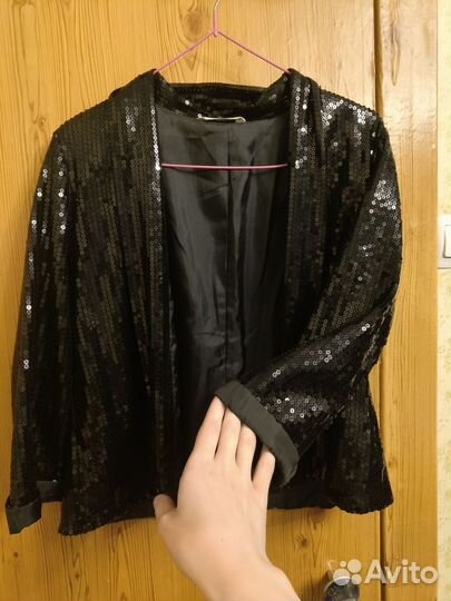 Жакет,пиджак с пайетками