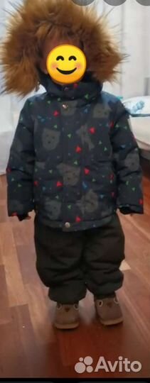 Зимний костюм штаны и куртка 98 размер