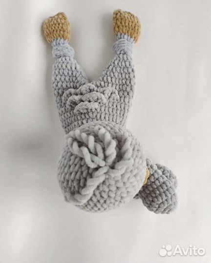 Мягкая игрушка утёнок комфортер ручная работа