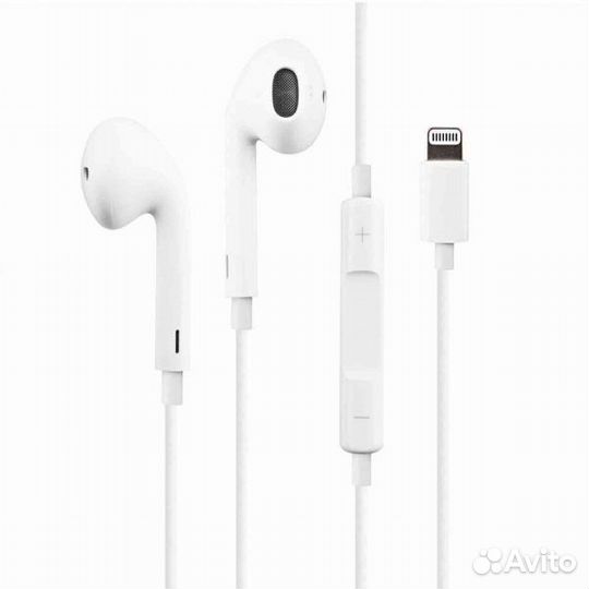 Наушники Earpods проводные lightning (оригинал)