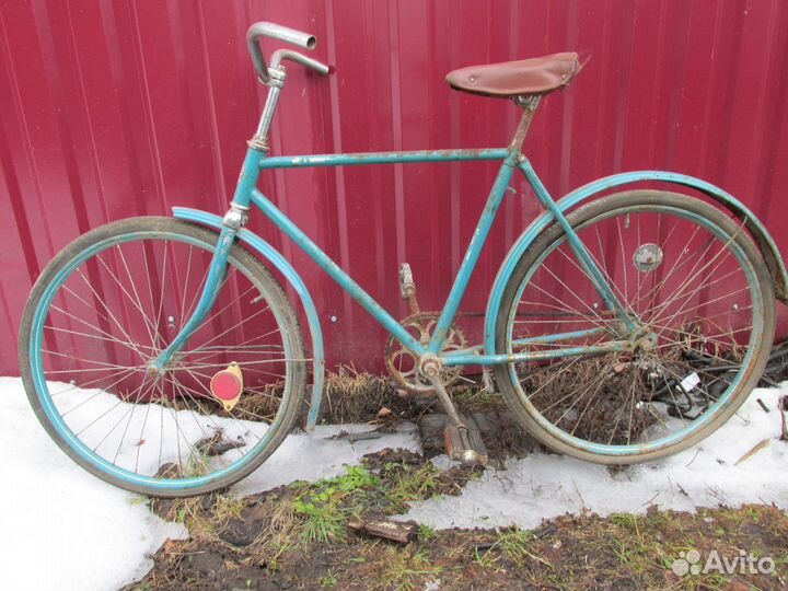 Рама велосипедная Уралец раритет колеса24