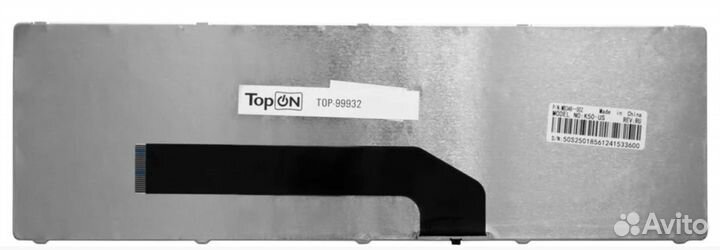 Клавиатура asus K50IN чёрная, матовая, OEM