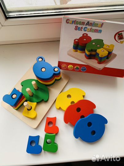 Развивающие деревянные игрушки