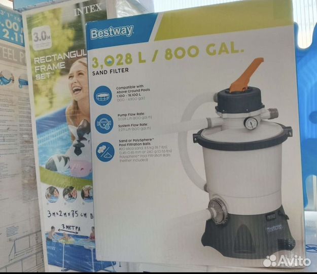 Каркасный бассейн ассортимент