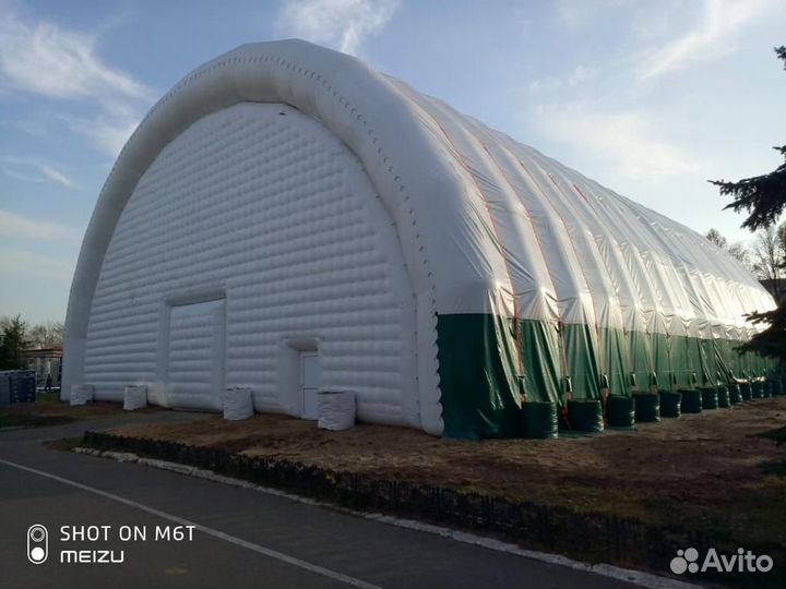 Некапитальный надувной Ангар -Быстровызводимый