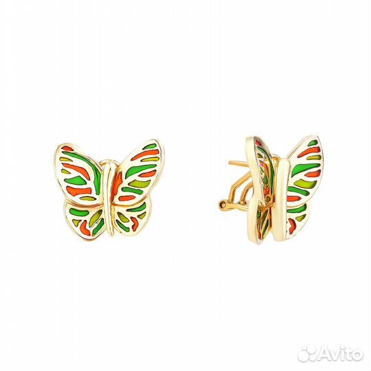 Серьги золотые