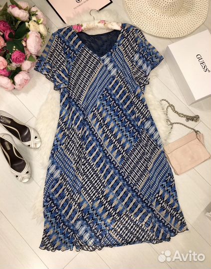 Воздушное легкое итальянское платье 54