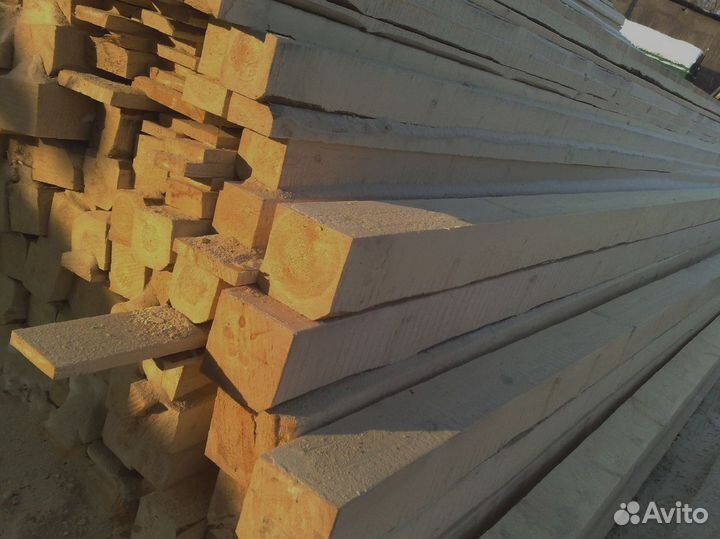 Быстрая доставка соснового Бруса 100x100 мм