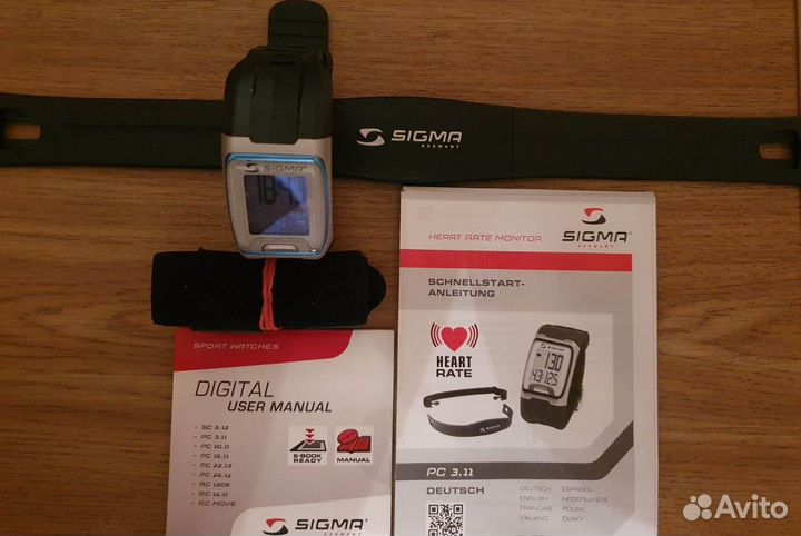 Спортивные часы sigma PS 3.11 с нагрудным датчиком