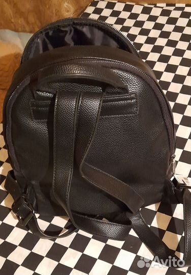 Рюкзак женский кожаный черный