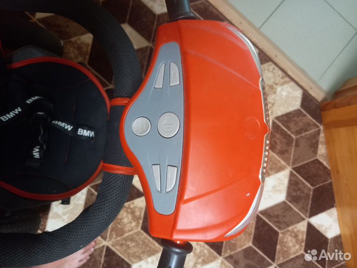 Детский трехколесный велосипед коляска