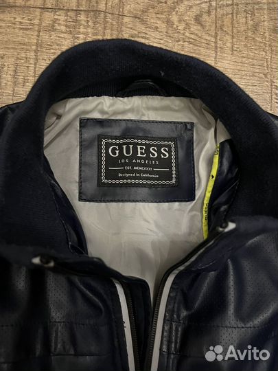 Кожаная куртка Guess оригинал размер XS