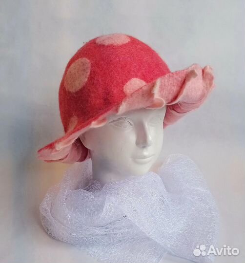 Банная шапка. Мухомор