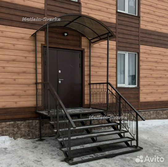 Входная группа № 8. Крыльцо под заливку