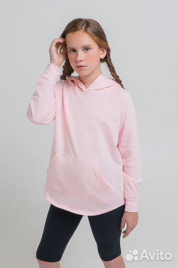 Джемпер для девочки кб 301347 светло-розовы (140)