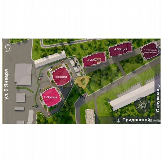 Свободного назначения, 60 м²