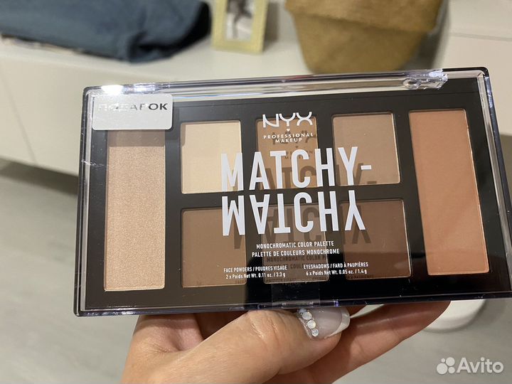 Палетка теней Nyx