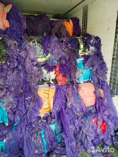 Продам пластик сетка овощная полипропилен б/у