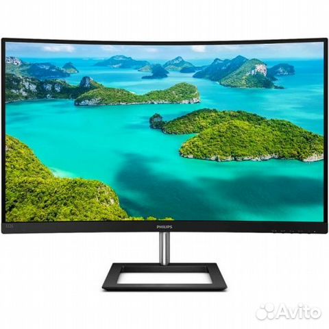 Монитор 32" Philips 322E1C черно-серебристый