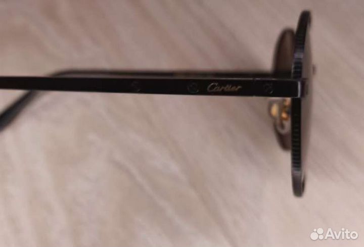 Очки солнцезащитные UV Cartier 8306 Чёрные новые