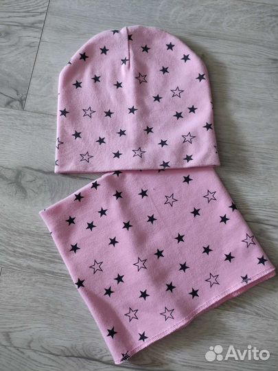 Шапка и снуд для девочки